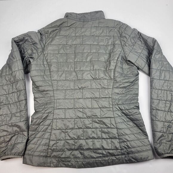 PATAGONIA Women Nano Puff Jacket Gray Primaloft 84216 Insulated Outdoors M READ - Picture 12 of 16